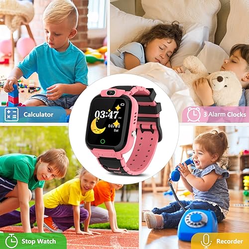 Miniatura 5 de CMKJ Reloj inteligente para niños con 14 juegos reloj de juguetes para niños con cámara y reproductor de MP4 pantalla táctil regalo para niñas y