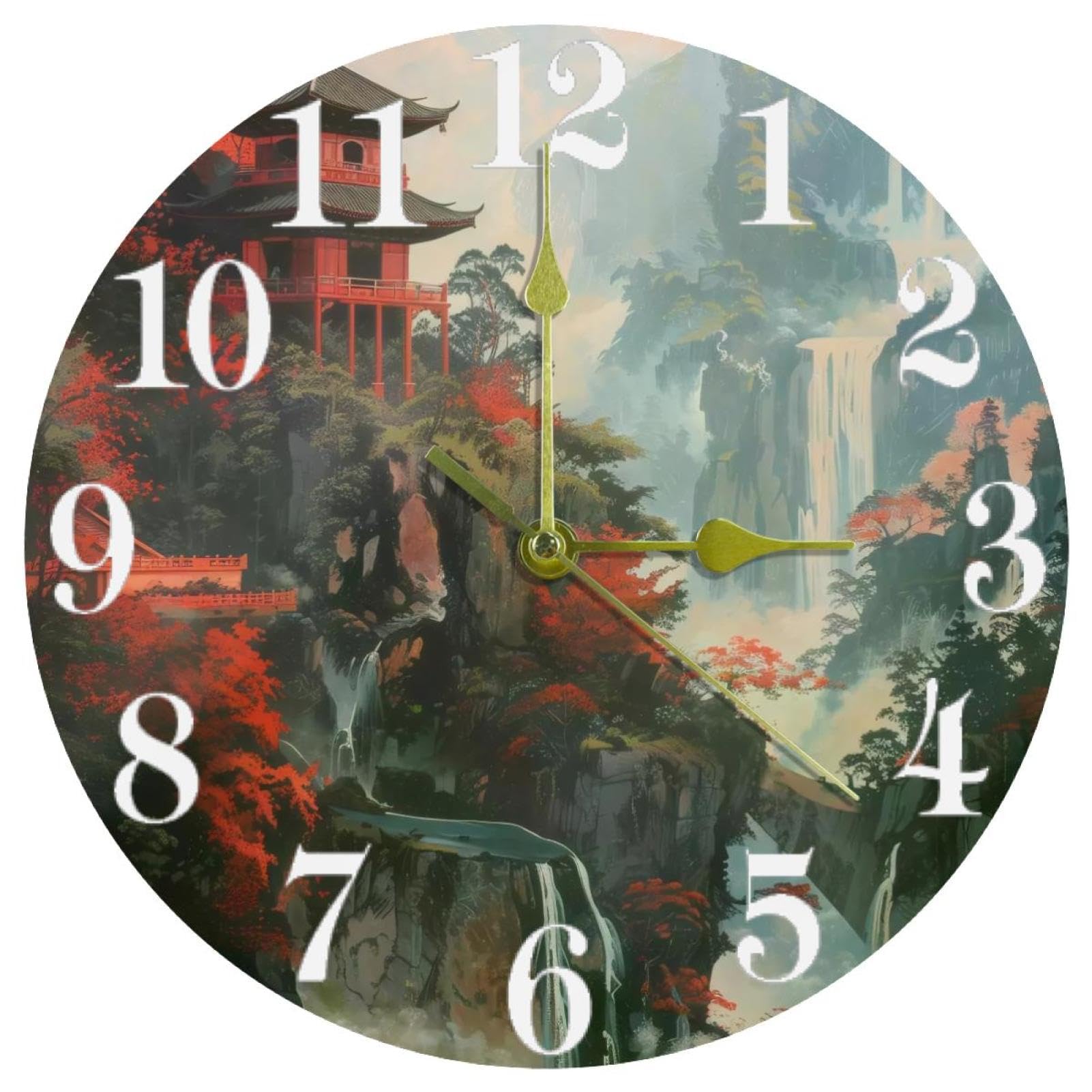 Horloge murale ronde pour cuisine et maison pour rythmer vos journées