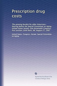 Prescription drug costs