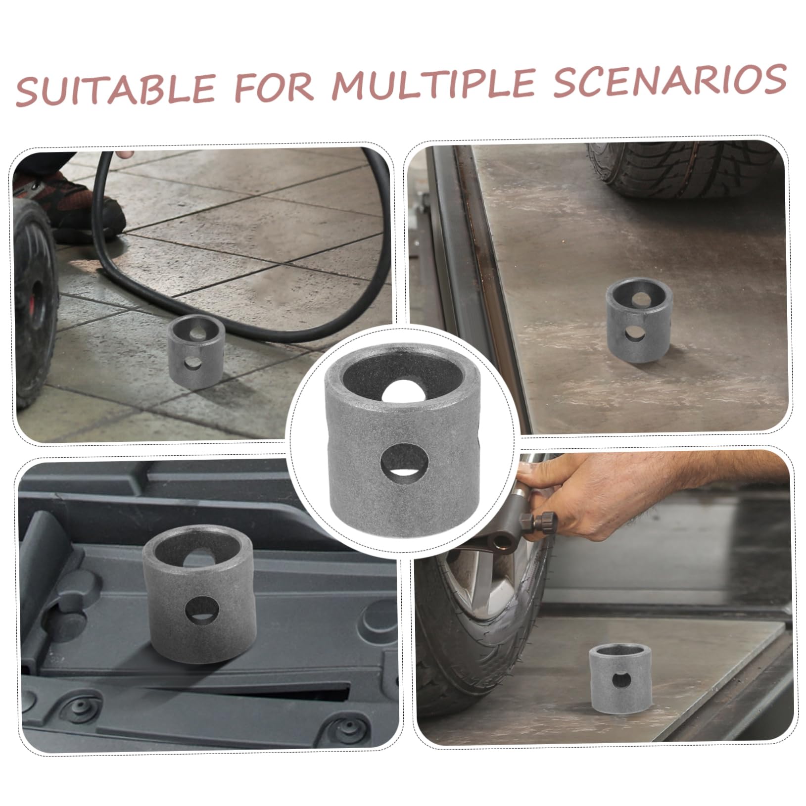 Gatuida 2piezas Soporte De Montaje De Tubo para Cabestrante De Remolque Cabestrante De Remolque Giratorio De Alta Carga Montaje por Soldadura y Caravana