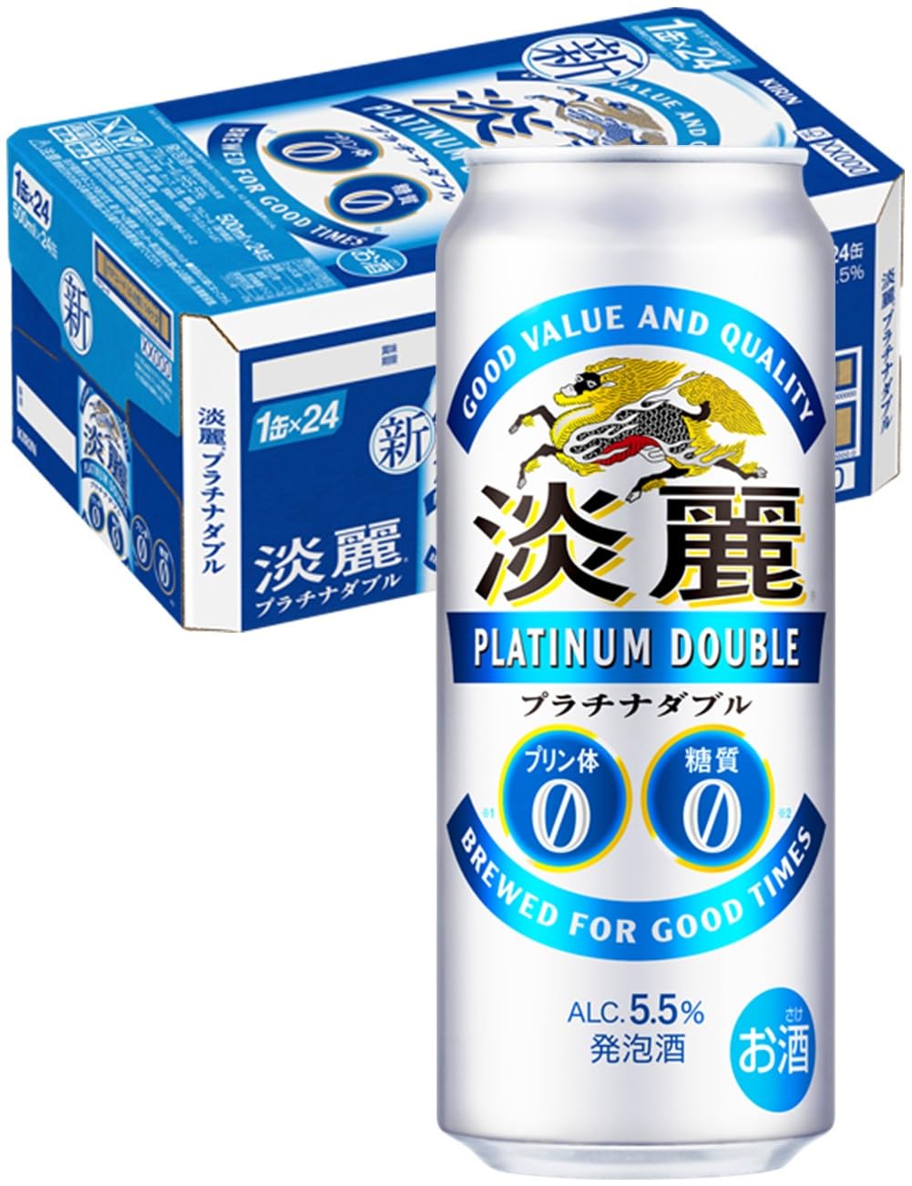 淡麗プラチナダブル キリン ビール500ml×24本 発泡酒新ジャンル プリン体…