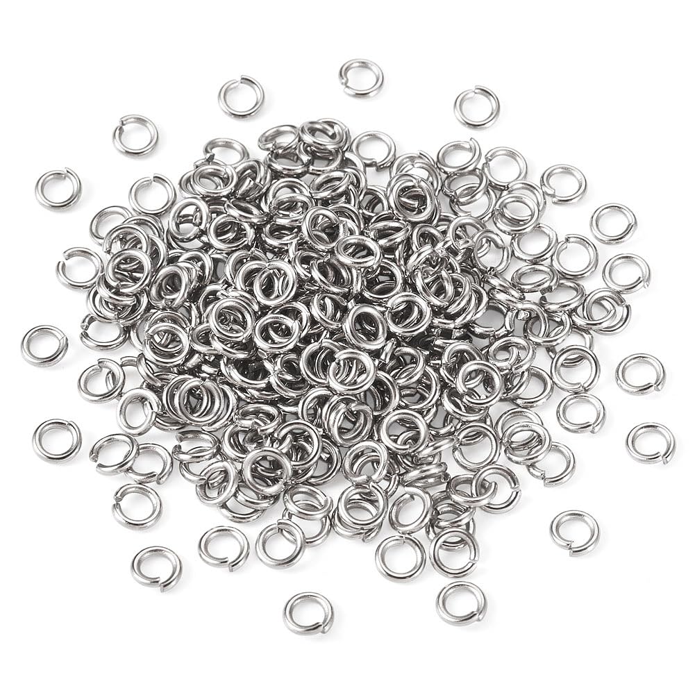 Mini anneaux ouverts de 5mm pour la confection de bracelets et apprêts de bijoux faits main