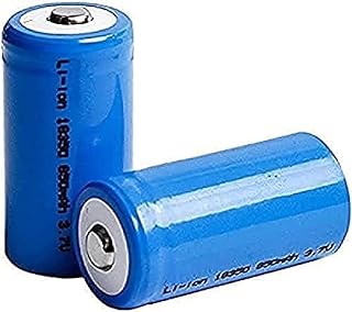 2pcs 18350 Battery Battery 3.7V 850mah 18350 Cell Button Top for Flashlight Electronic Product