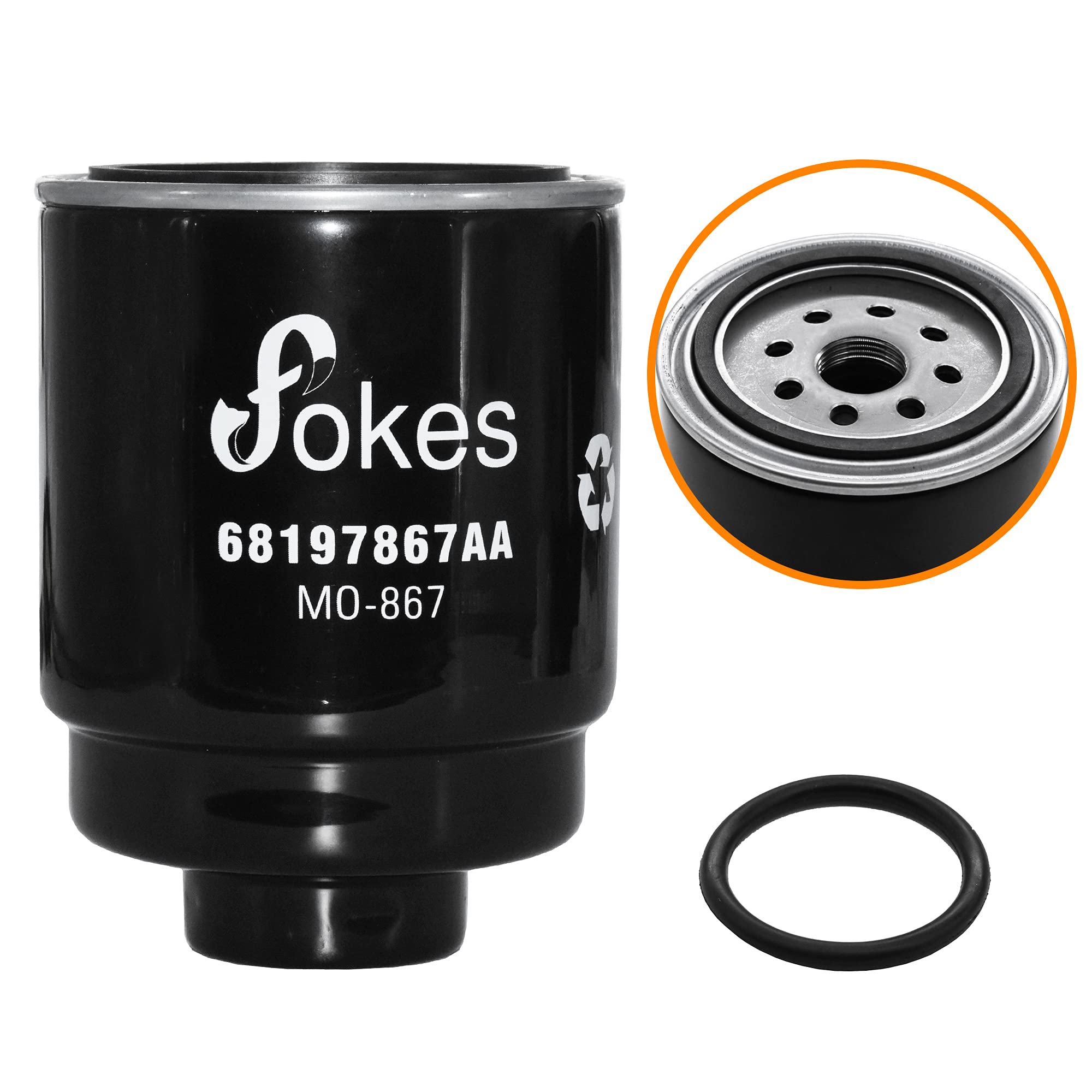 Buy 6.7L Cummins Fuel Filter/ Water Separator for 20132018 Dodge Ram