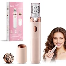 Epilators Hair Removal for Women - 2-in-1 Epilator for Women with LED Light - Rechargeable Face Epilator -Smooth Glide Facial Hair Removal for Lady Chin/Leg/Arm/Underarm/Bikini Area/Pubic Hair Remover