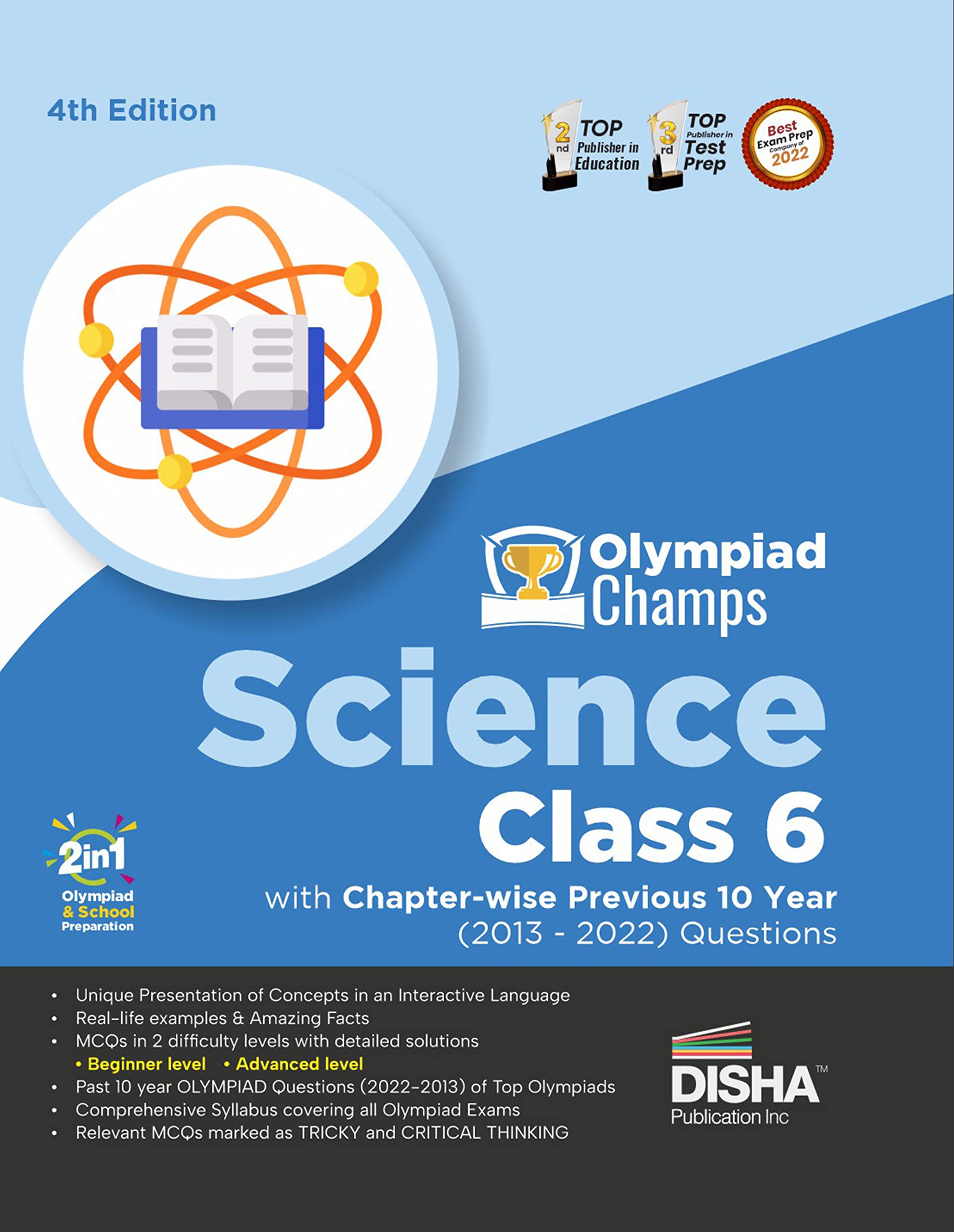 Olympiad Champs Science Class 6 with Chapter-wise Previous 10 Year (2013 - 2022) Questions 4th Edition | Complete Prep Guide with Theory, PYQs, Past & Practice Exercise |