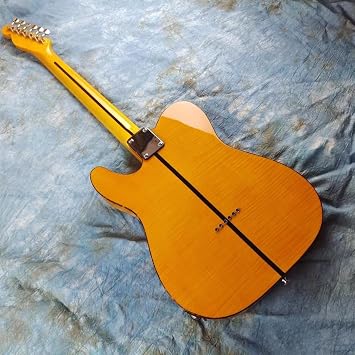 Custom Tiger Pattern Guitar - Double-Sided, Maple Neck