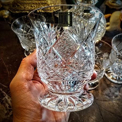 稀少・受注生産】1980s HOYAクリスタル デキャンタ&タンブラーセット-