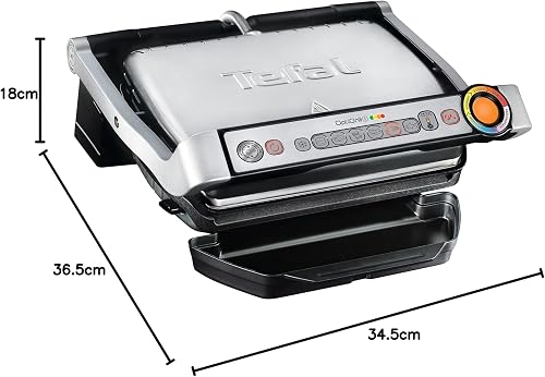 Tefal GC712D12 Fry top da cucina, 7 modalità di cottura, Indicatore di avanzamento, Sensore di spessore, Teglie estraibili ed estraibili, 2000 W, Alluminio, Nero, Area grill standard (33 x 20 cm) - 9