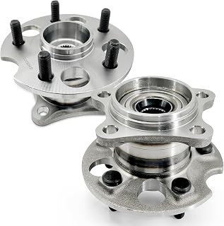 Pair 512284 Rear Wheel Bearing Hub Assembly Compatible with Toyota Highlander 2004-2013 Venza 2009-2015, Hub Bearing for Lexus RX330 2004-2006 RX350 2007-2009, 06 07 08 RX400H, AWD Only, 5 Lug w/ABS