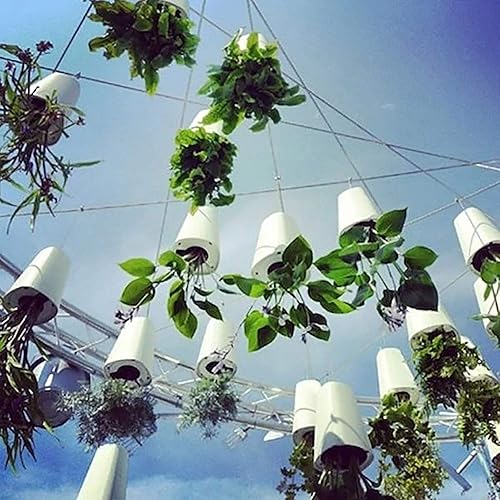 Miniatura 3 de Litetao Macetas al revés para decoración del hogar, balcón, jardín, decoración del hogar, maceta colgante reciclada, maceta de cielo invertido