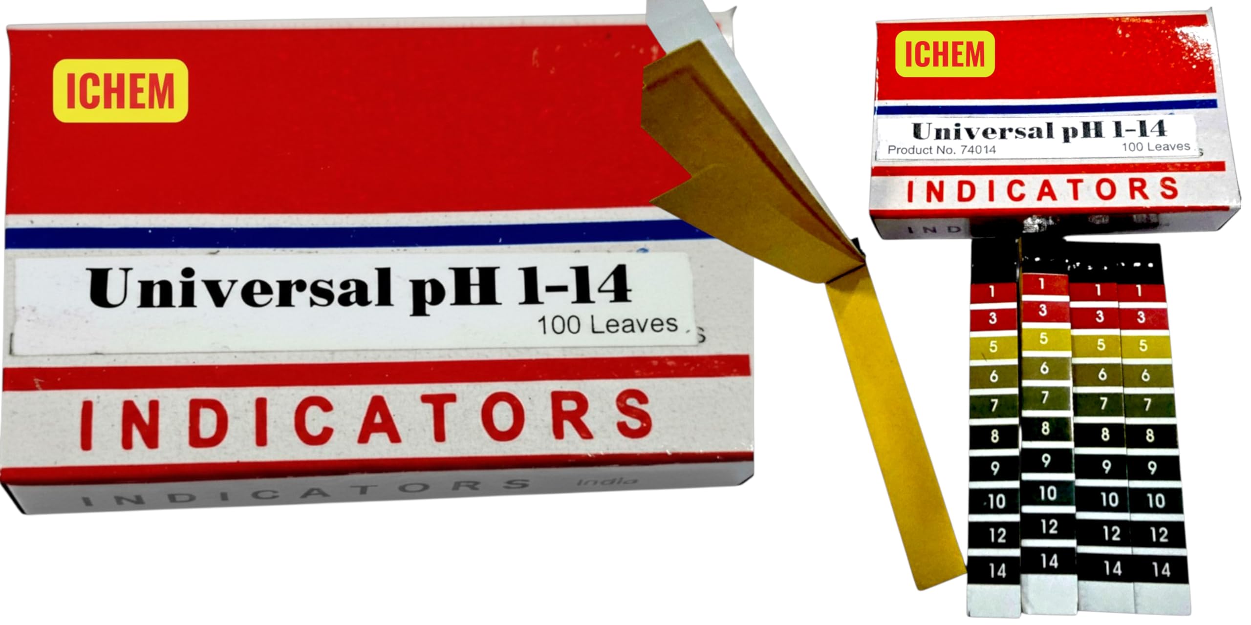 ICHEM pH Paper1-14 Test Indicator pH Paper, ph Meter, Litmus Paper for Water Testing, Water and Soil testing with 100 Strips,1-14 Test Indicators, pH Strip(100 Strips)-image-31