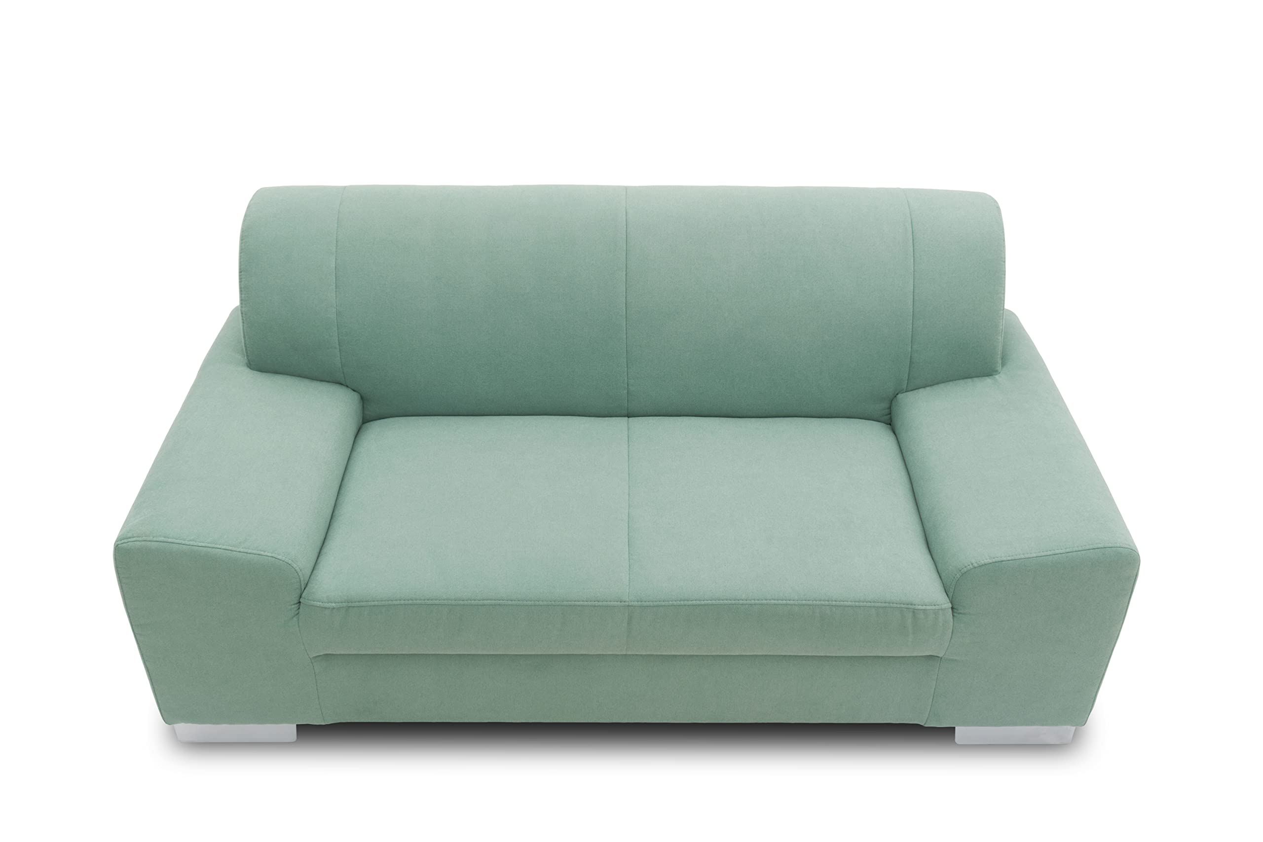 DOMO. collection Sofa Alisson, 2er Couch, 2-Sitzer, 2er Garnitur, Polstergarnitur 164 x 83 x 75 cm (BxTxH), in grün