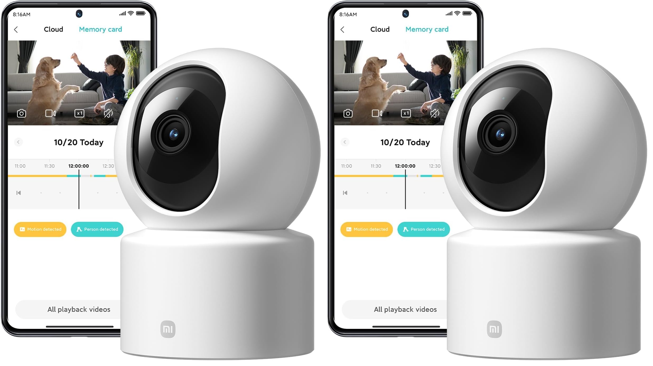 Xiaomi Smart Camera C301 (Lot de 2)