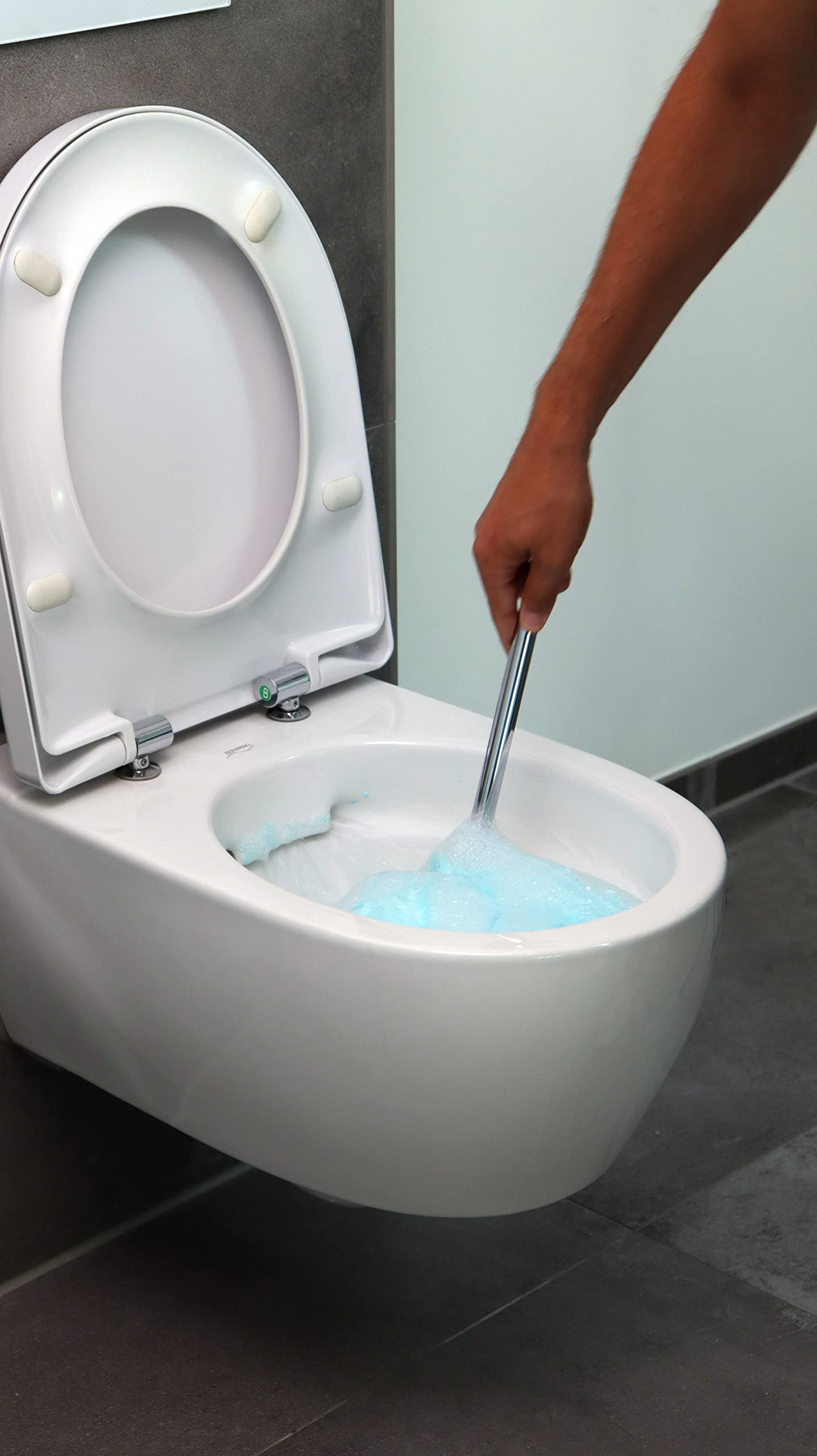 AQUA CLEAN PUR WC Power Pulver 5 kg – WC Reiniger mit Aktivschaum, Kalk- & Urinsteinentferner, Keramikaufheller, kaltaktiv