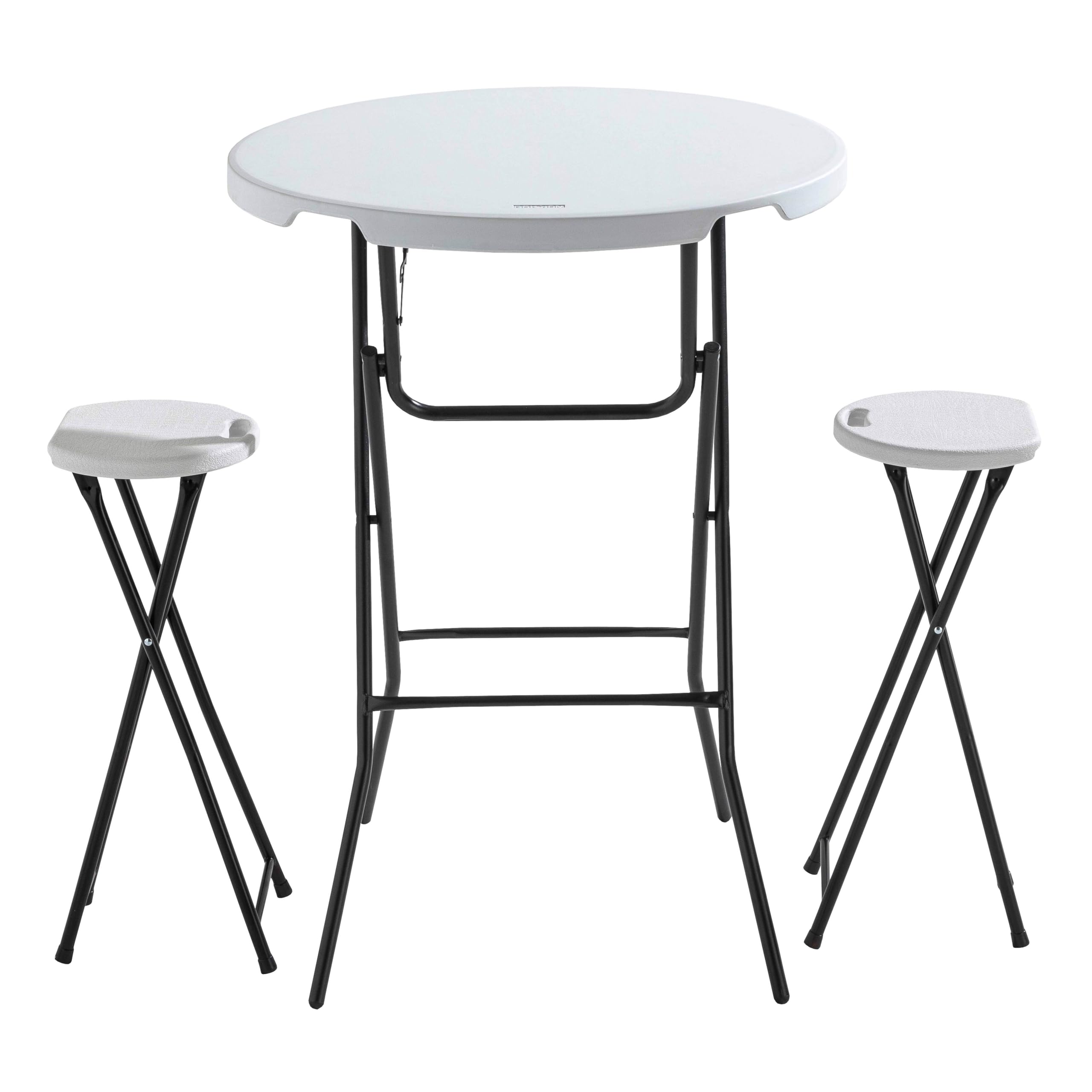 Rekkem Mange-​Debout Pliable et 2 tabourets pliants
