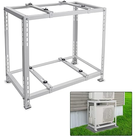 Amazon.com: Flehomo Double Levels Ground Stand for Mini Split Air ...
