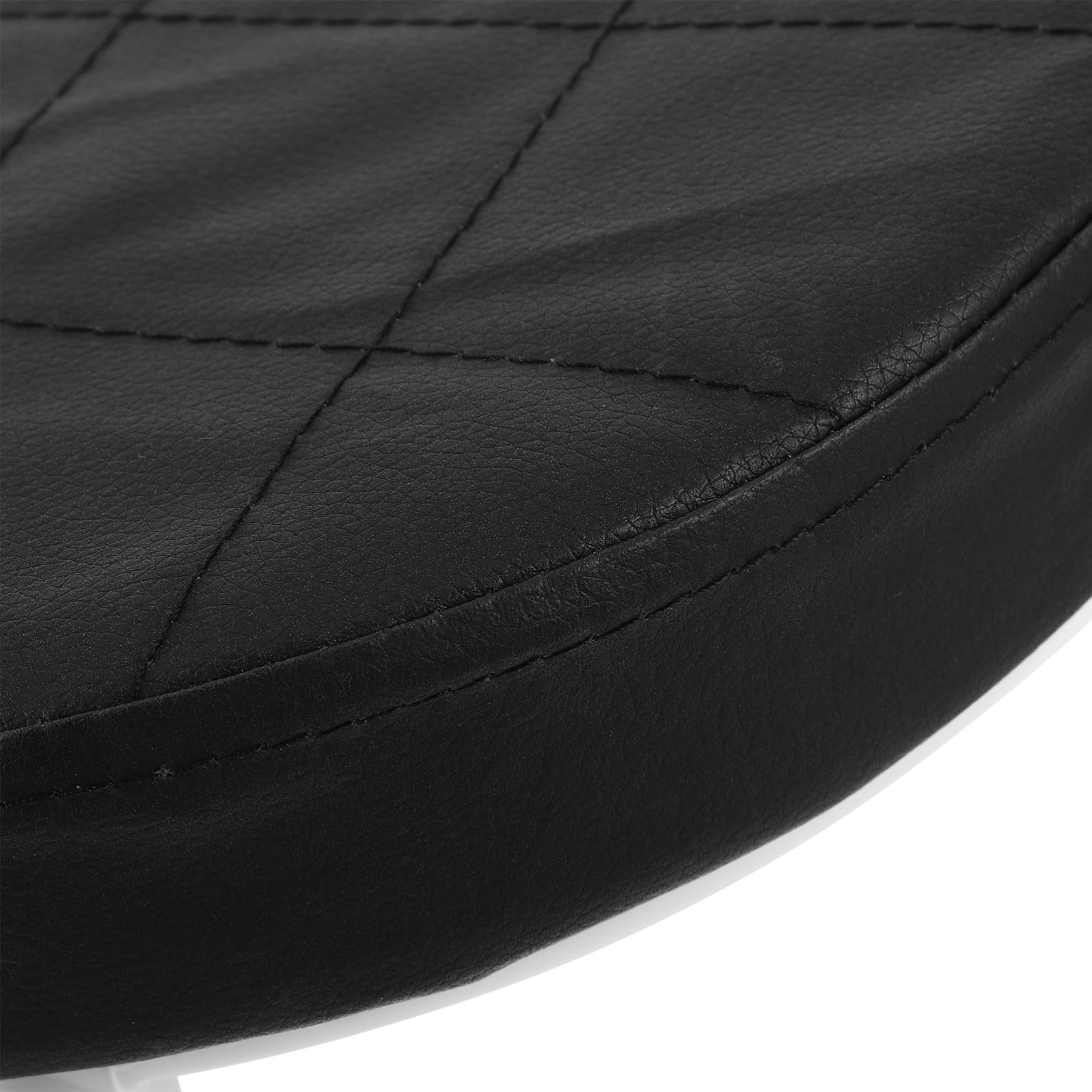 PACKOVE Sgabello per Pedicure con Ruote Nero in Pu e Plastica, Seduta Comoda e Resistente per Trattamenti di Bellezza e Saloni Estetici Colore Casuale