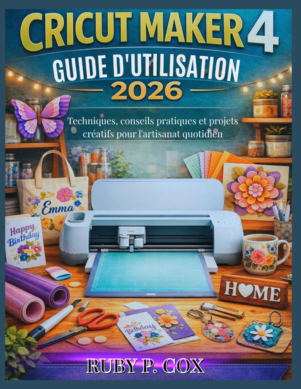 GUIDE UTILISATEUR DU CRICUT MAKER 4 2026: Techniques, conseils pratiques et projets créatifs pour l'artisanat quotidien