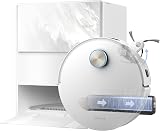 DREAME Aqua10 Ultra Track Complete Robot Vacuum Cleaner, 45°C Mopping, Pass 6cm High Obstacles, Car Emptying, Self-Cleaning Mop, Suction 25 kPa, 100% Detangling, Avoids 240+ Objects - 1