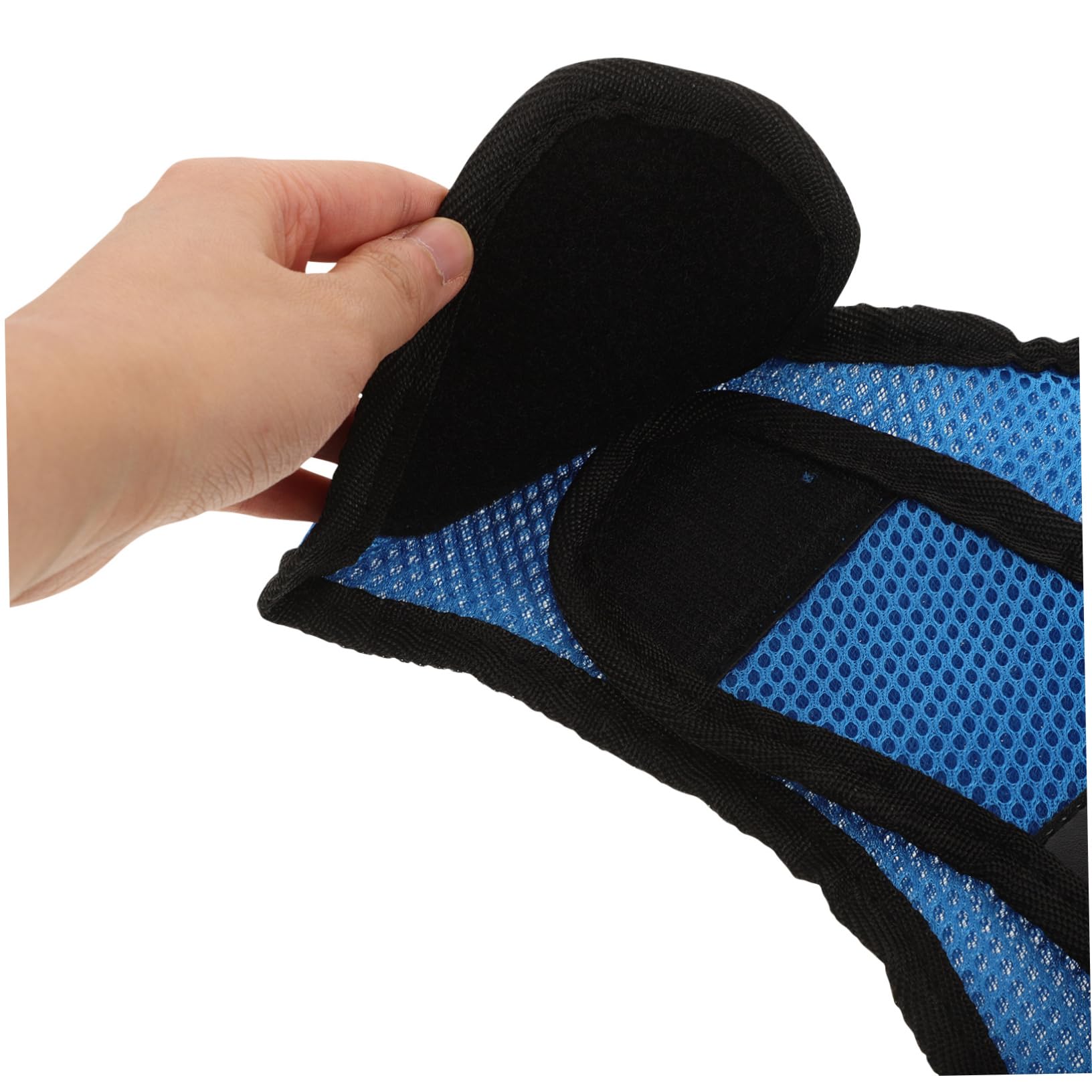 Happyyami Traditional Chest Brace Shoulder Guard Chest Protector Blue