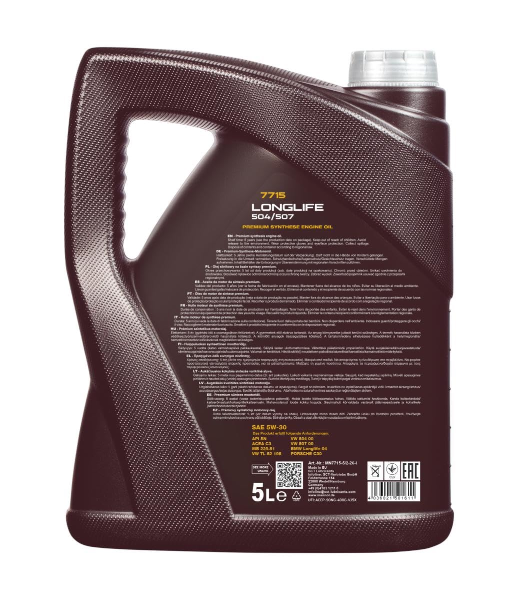 Mannol Long Life 5W30 5L