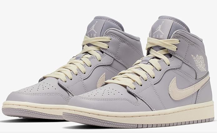 Nike Mujeres Air Jordan 1 Mid Mujeres Cd7240-002, gris (Atmosphere gris/marfil  pálido), 37.5 EU : Amazon.es: Zapatos y complementos
