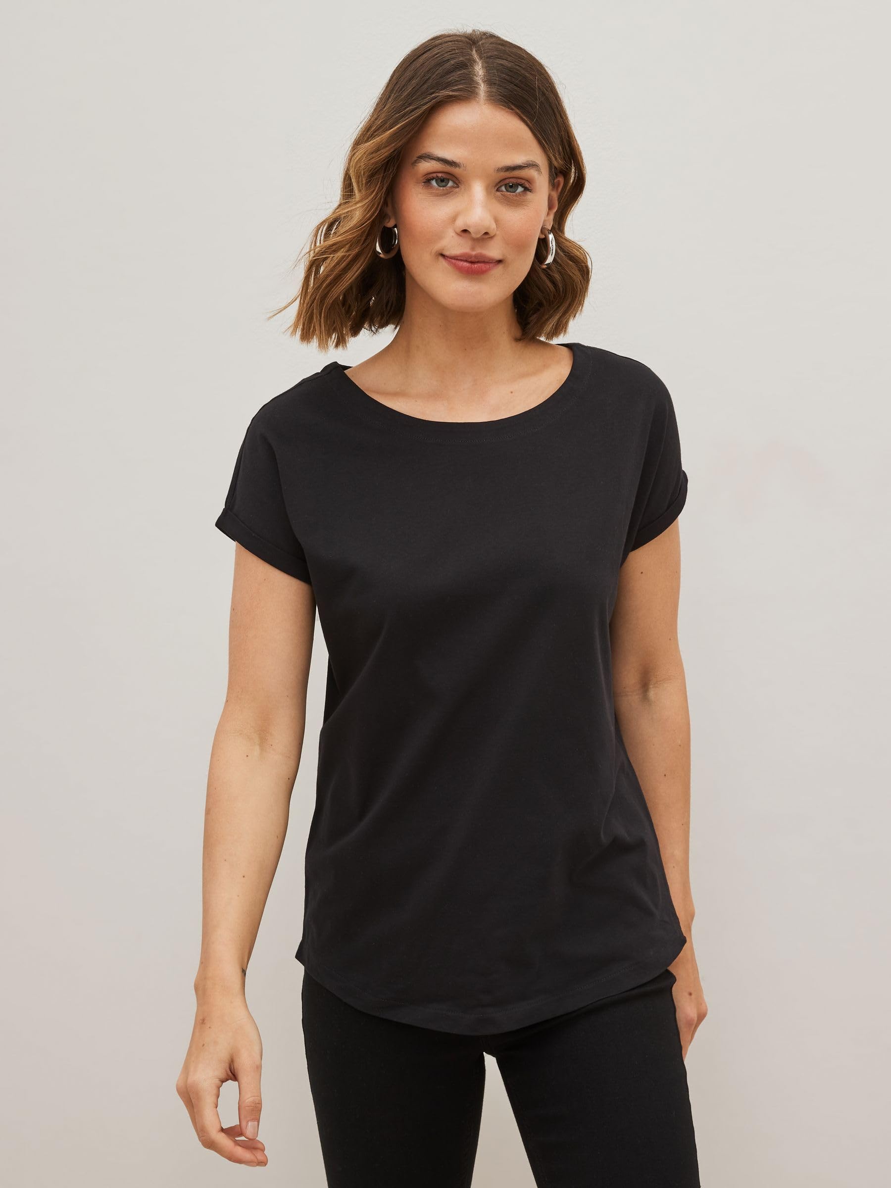 NEXT Damen T-Shirts mit Flügelärmeln, 3er-Pack