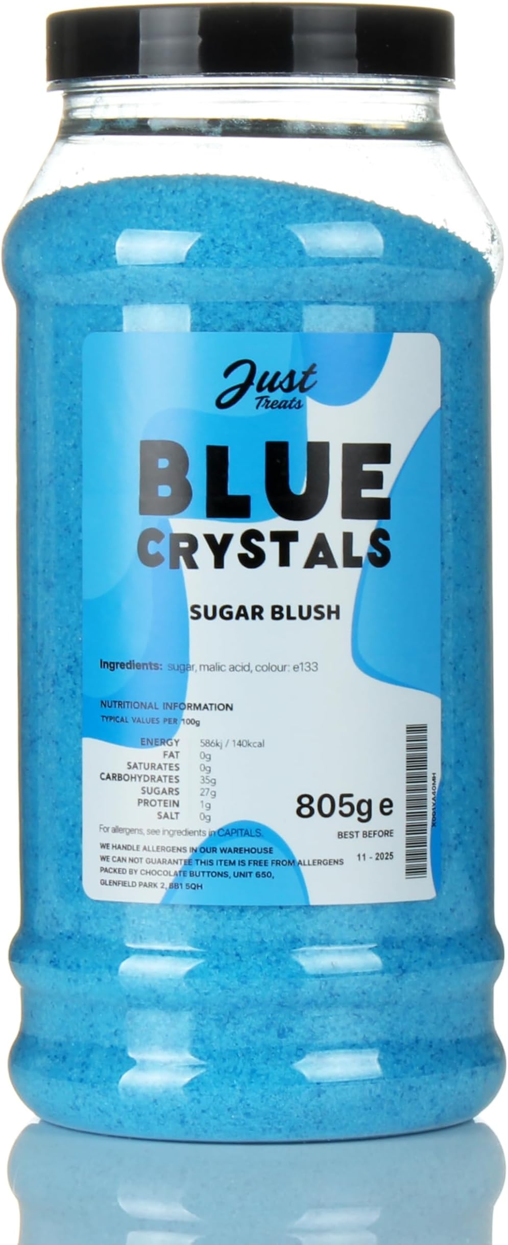Just Treats Blue Crystals Gift Jar