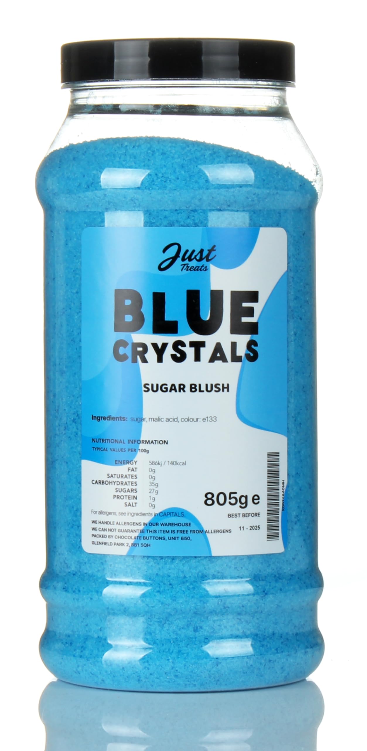 Just Treats Blue Crystals Gift Jar