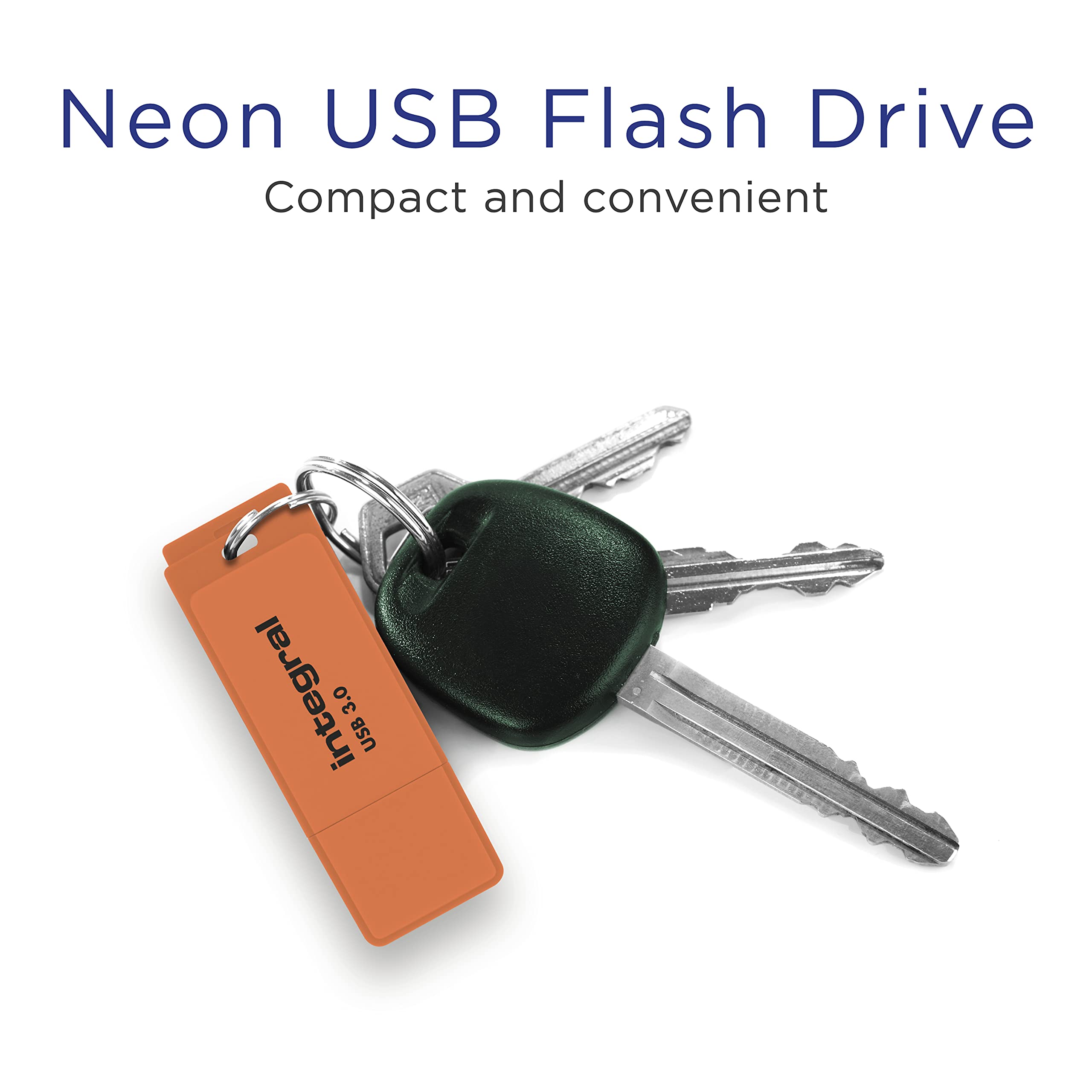 Integral Neon - Memoria Flash (USB 3.0) Naranja 16 GB