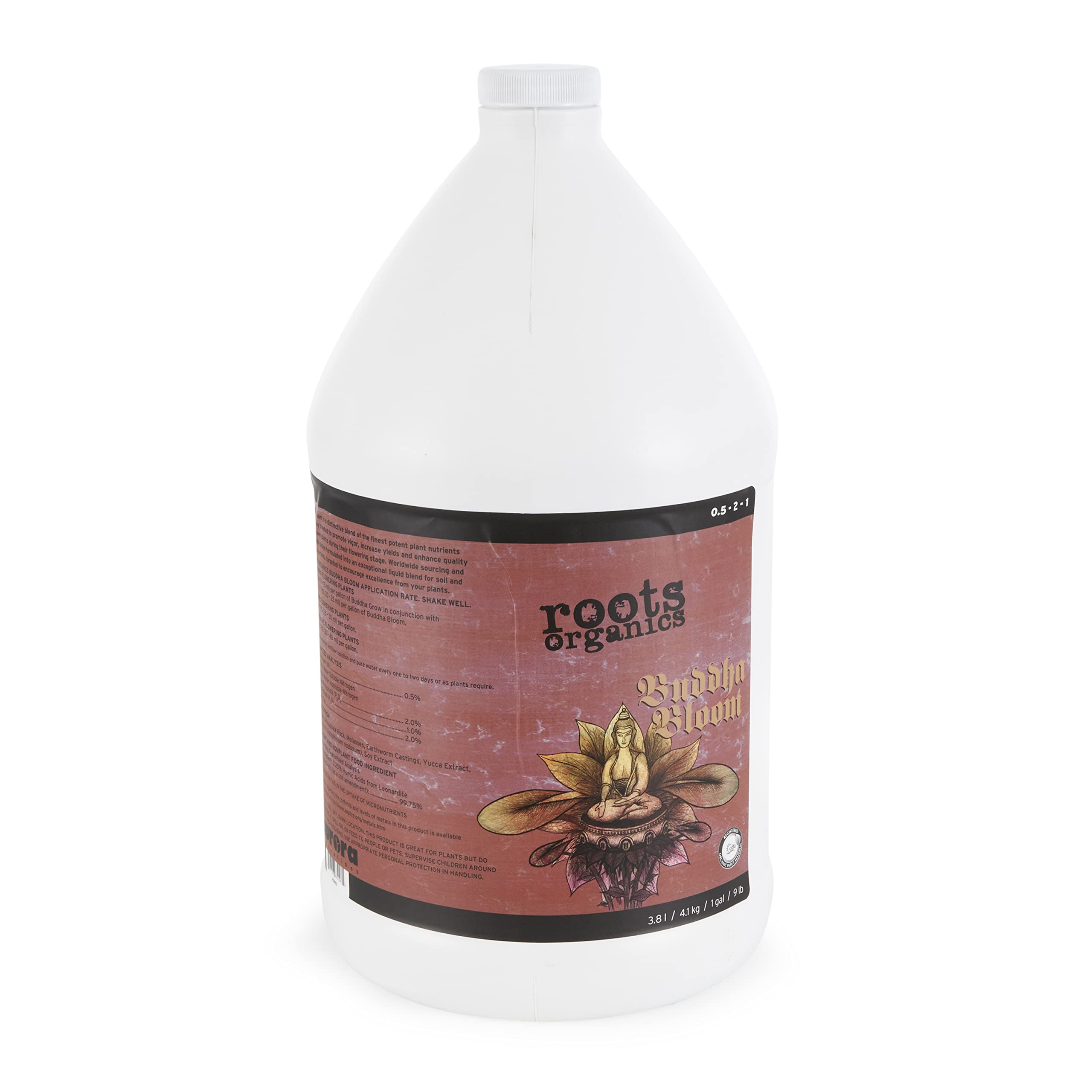 Sponsored Ad - Roots Organics ROBBG Natural Organic Buddha Bloom Plant Fertilizer for Indoor Outdoor Container Plants and Hydroponics, 1 Gallon