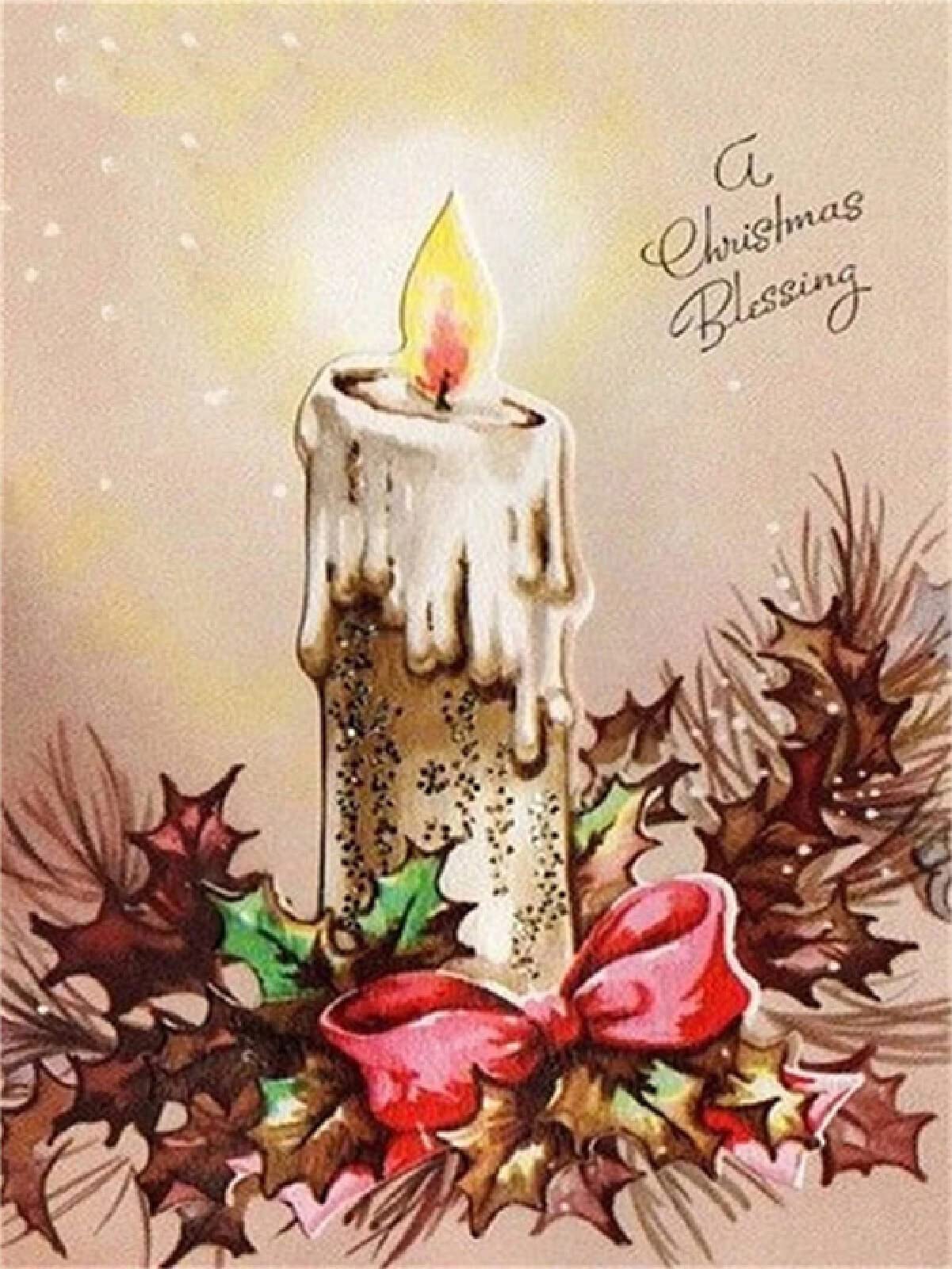 Jodsen 17 Pezzi Kit Adesivi 5D Diamond Painting Natale - Con Strumenti, Regalo Creativo Per Bambini