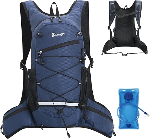 Miniatura 16 de TRIWONDER Mochila de hidratación para correr, chaleco de agua ligero para hombres y mujeres, paquete de agua de hidratación para ciclismo, correr,