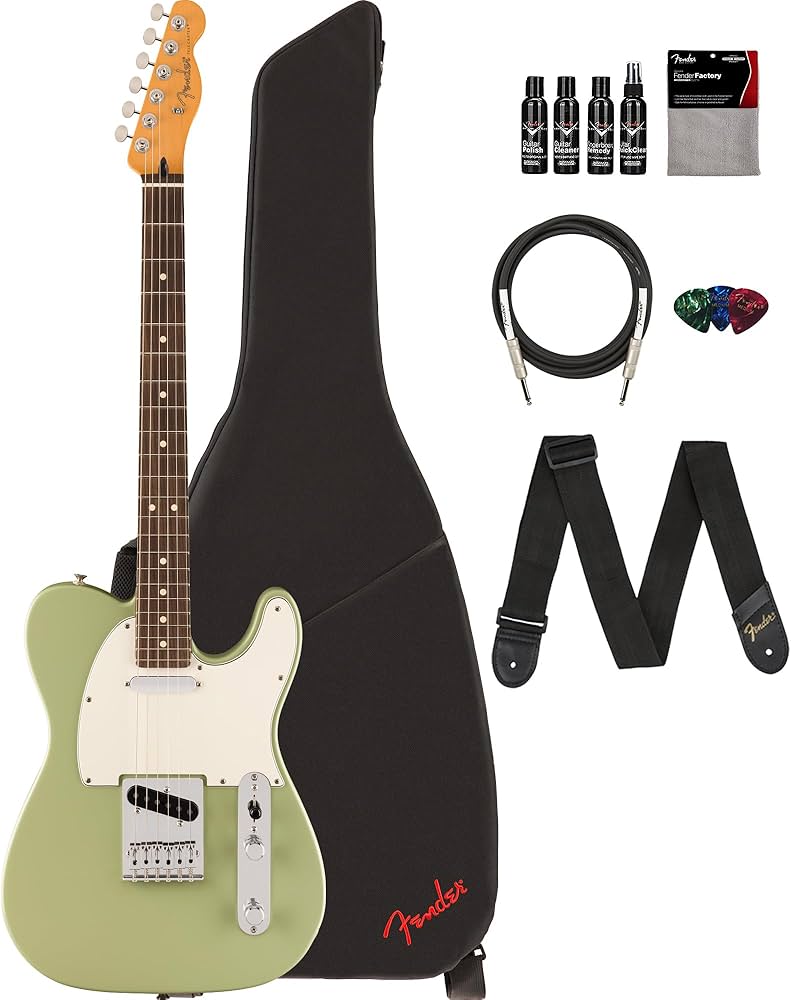 Amazon.com: Fender Player II Telecaster - Birch Green Bundle with