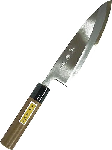 Miniatura 42 de Cuchillo Tosa, vaina, filo simple, acero azul, n.º 2, 5.3 pulgadas (5.315 in)