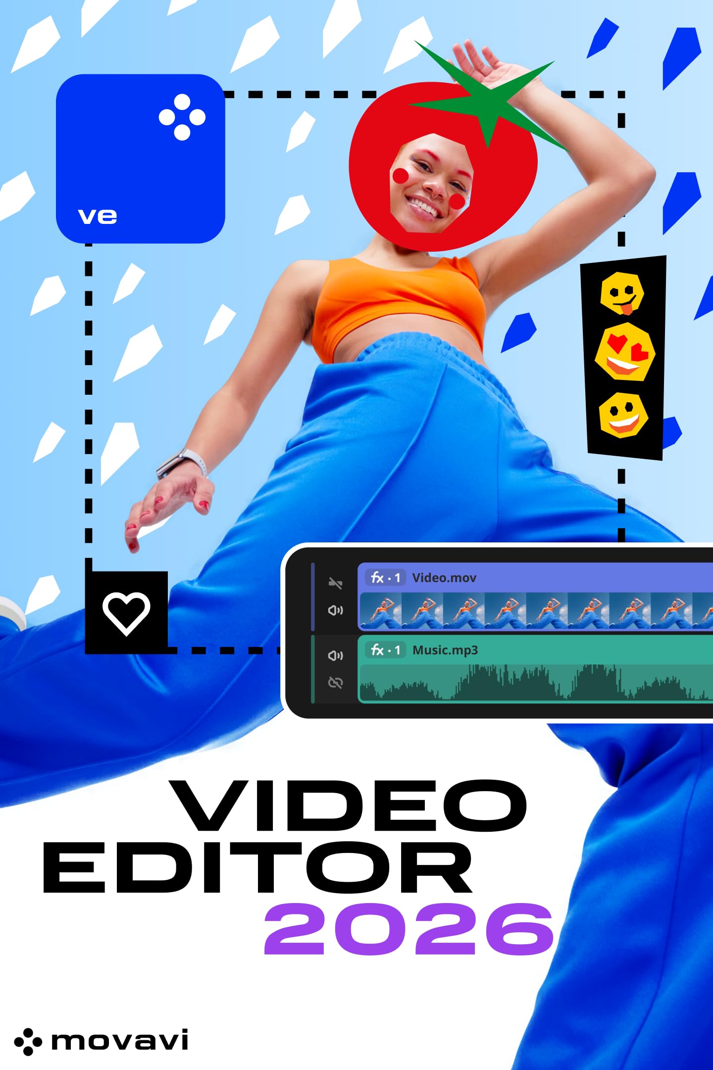 Signal 10 Movavi Video Editor With AI Tools | ?reate Awesome Videos Easily | Lifetime Validity (Video Editor, Windows)