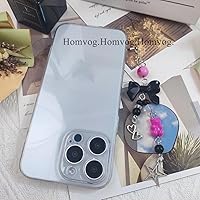 Vista 5 de 1-4 dijes lindos para teléfono, correa estética Y2K, dijes para celular rosa, fresa, mariposa, estrella, Y2K, accesorios para llavero de bolso
