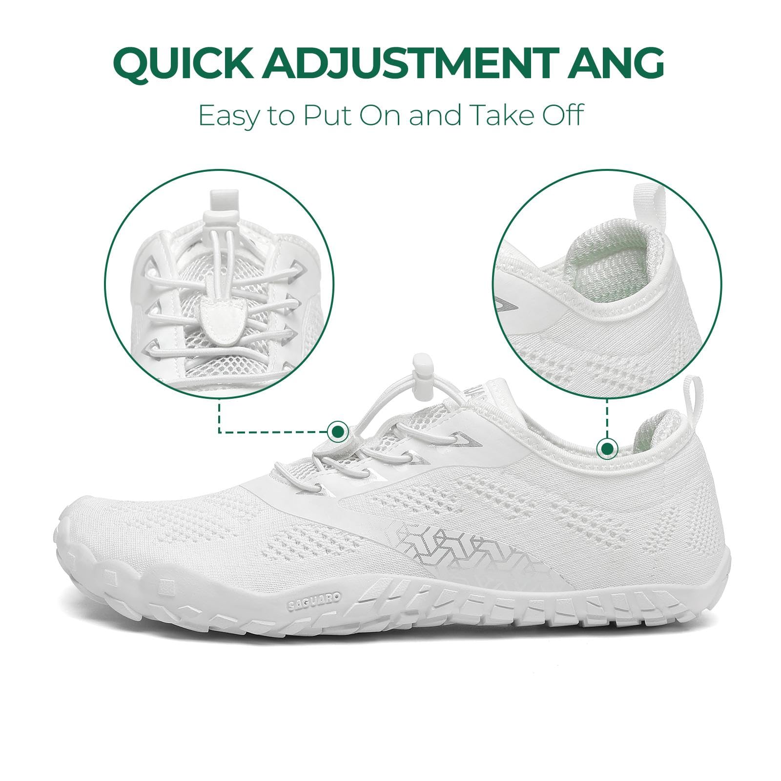 SAGUARO Scarpe Barefoot Shoes Minimaliste Scarpe da Trail Running Uomo Donna Gr.36-48