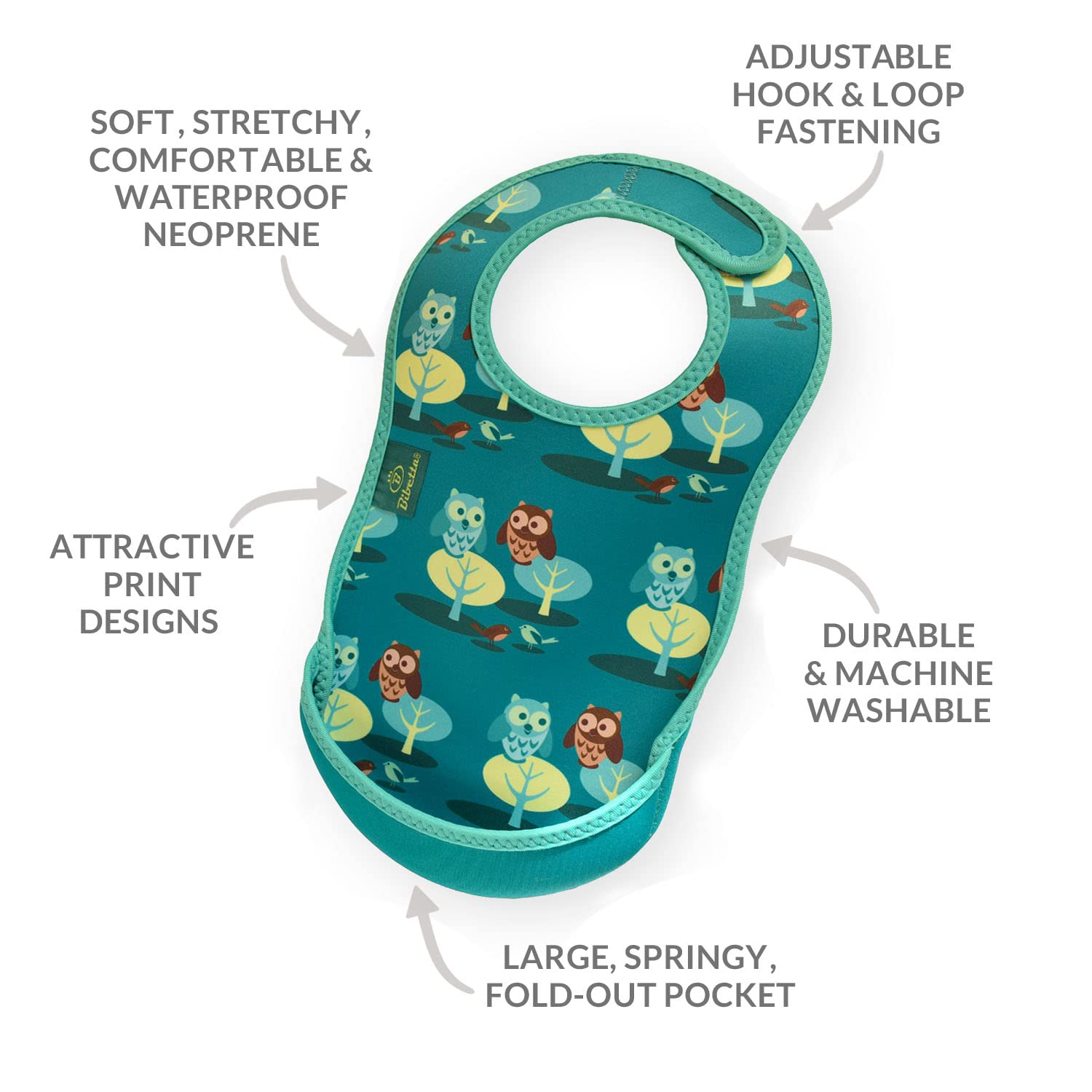 Amazon.co.jp: Bibetta(ビベッタ) お食事エプロン 洗濯機で洗える