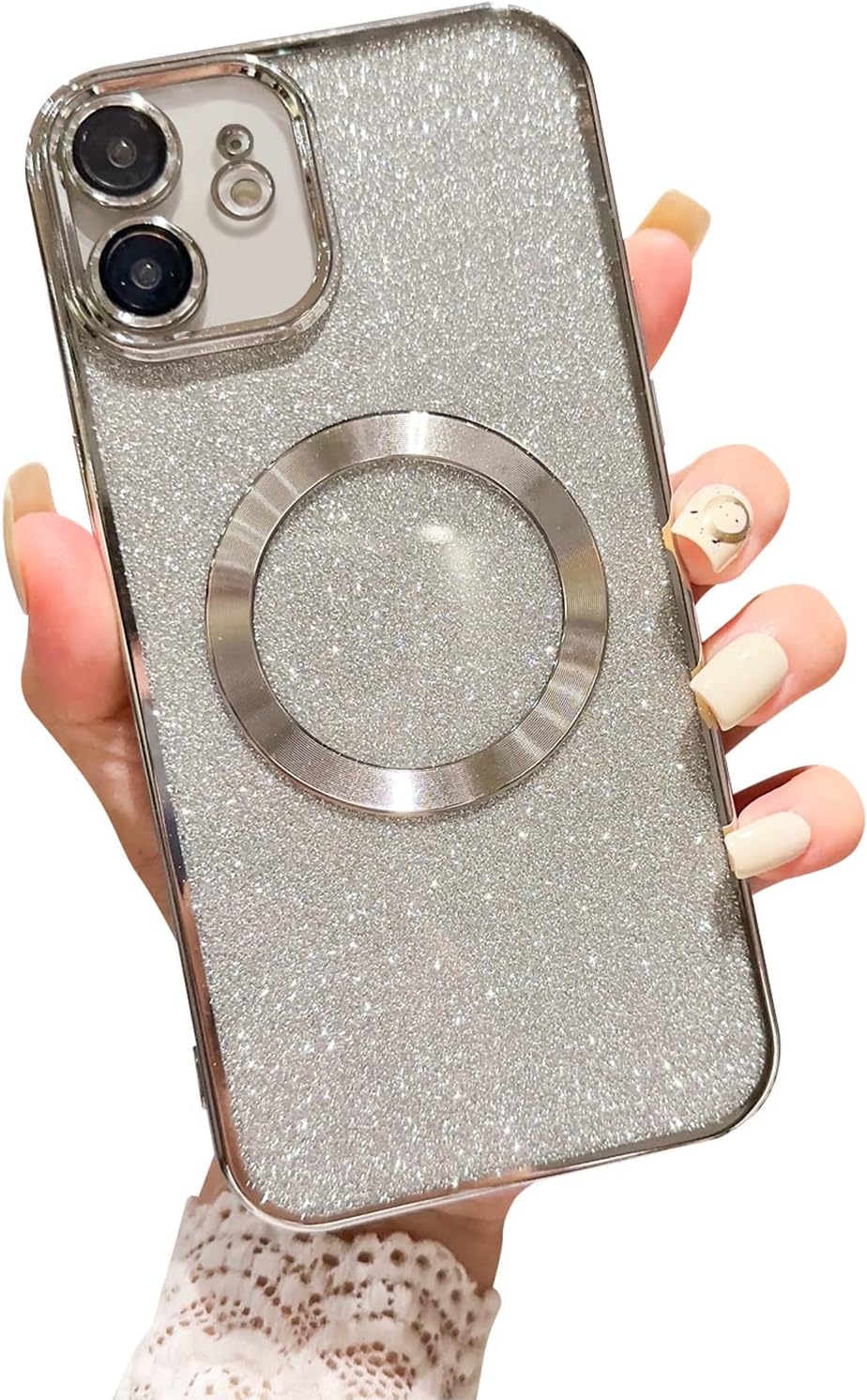 Ownest Compatible avec Coque iPhone 11 Glitter Aesthetic Etui