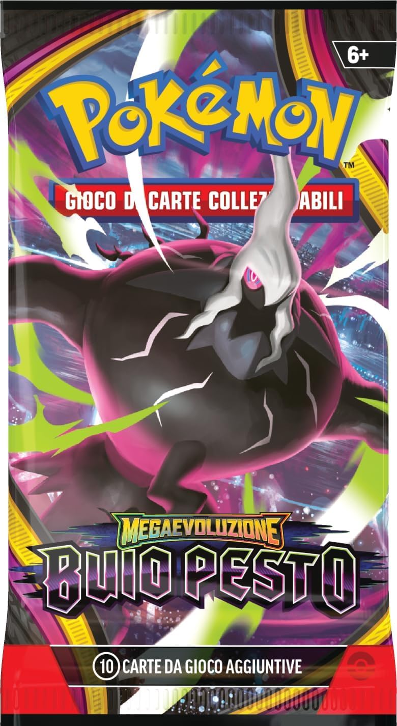 Pokémon Megaevoluzione Buio Pesto Box Display 36 Buste ITA + 100 Sleeves By Baruzcard
