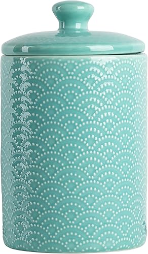 Vista 10 de 10 Strawberry Street Juego de recipientes de cocina con relieve de diamante, juego de 3, azul diamante Diamante azul