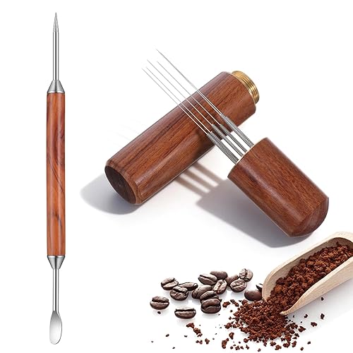 2 Pcs Barista Tools, Including espresso distribution tool and Latte