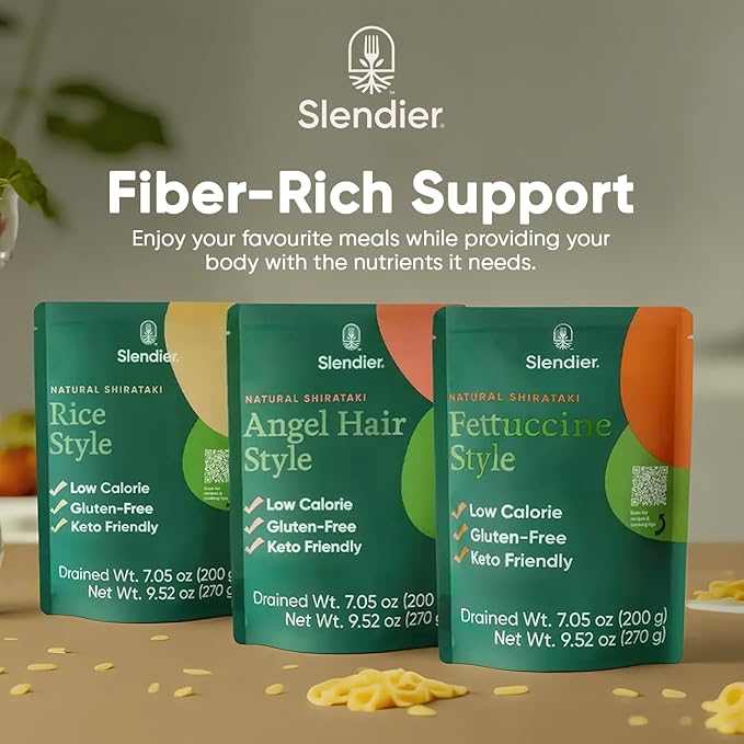 Slendier - Pack Variedad Shirataki de 6 | Pasta Baja en Carbos miniatura 6
