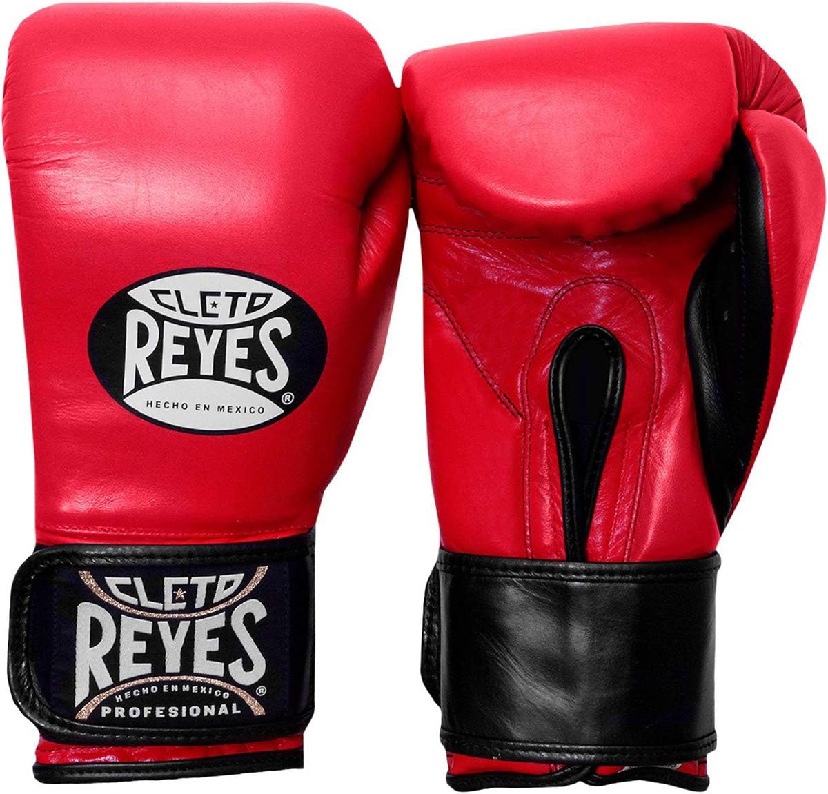 Cleto Reyes Extra Padding Leather Boxing Training Gloves - 16 oz - Red