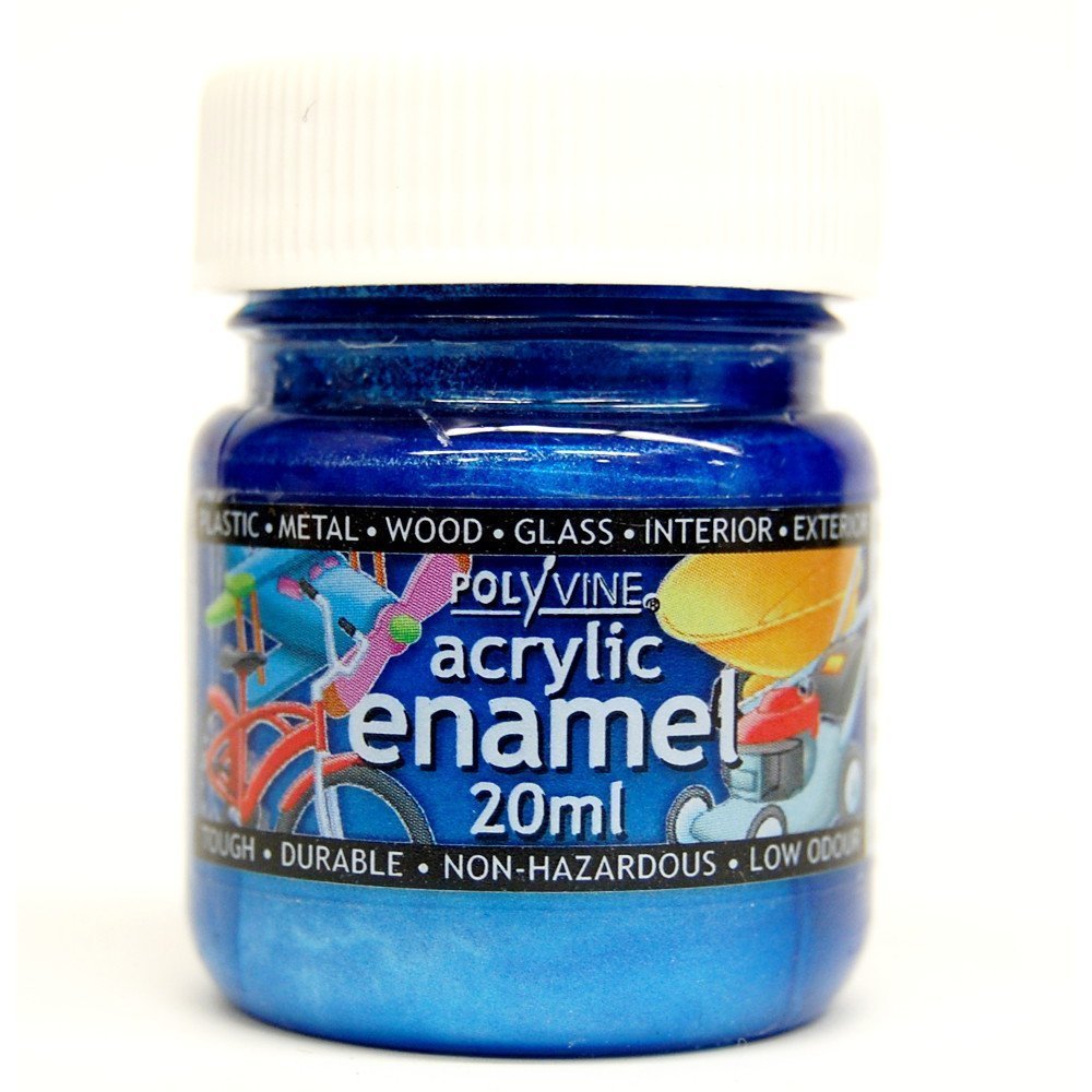 Polyvine Acrylic Interior Exterior Enamel Baltic Blue 50ml — image 1