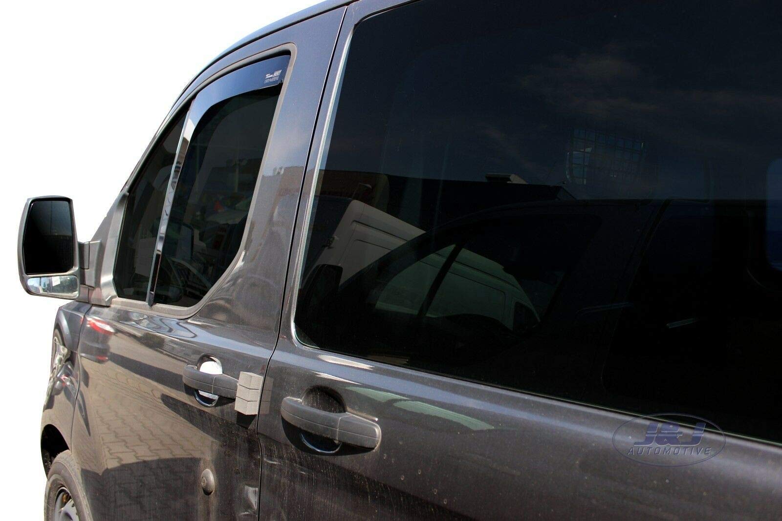 J&J AUTOMOTIVE Derivabrisas para FORD Transit Custom 2/4D 2012-Up 2 piezas