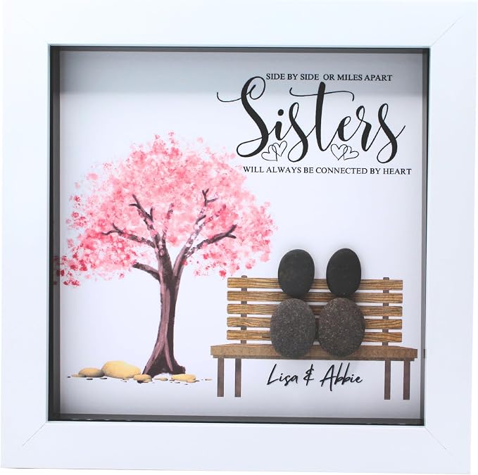 Personalised Long Distance Sister Art