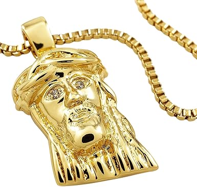 Jesus piece 18k gold Clearance